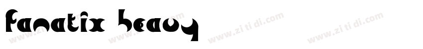 Fanatix Heavy字体转换